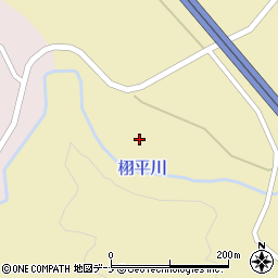 栩平川周辺の地図