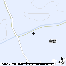 秋田県大仙市神宮寺金葛58周辺の地図