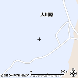 秋田県大仙市松倉大川原198周辺の地図
