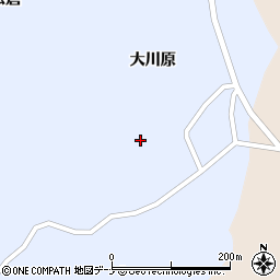 秋田県大仙市松倉大川原195周辺の地図
