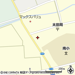 株式会社おばこライフサービス　太田給油所周辺の地図