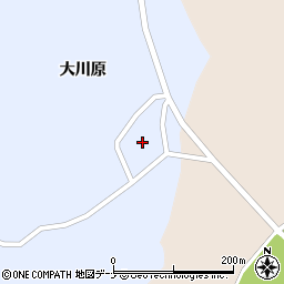 秋田県大仙市松倉大川原254周辺の地図
