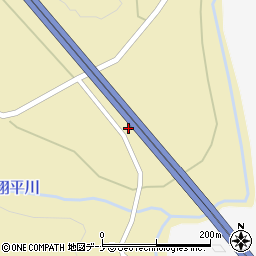 秋田県大仙市大沢郷寺下川周辺の地図