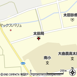 太田郵便局周辺の地図