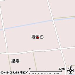 秋田県大仙市清水堰合乙周辺の地図