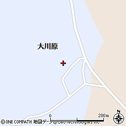 秋田県大仙市松倉大川原205周辺の地図