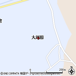 秋田県大仙市松倉（大川原）周辺の地図