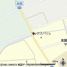 秋田県大仙市太田町横沢久保関北4周辺の地図