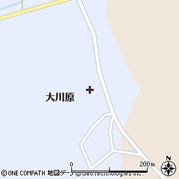 秋田県大仙市松倉大川原243周辺の地図