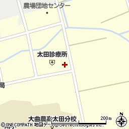 秋田県大仙市太田町横沢窪関南501周辺の地図