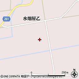 秋田県大仙市清水水畑屋乙76-1周辺の地図