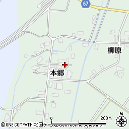 秋田県大仙市長戸呂本郷69-3周辺の地図