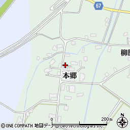 秋田県大仙市長戸呂本郷69-8周辺の地図