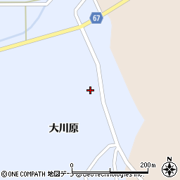 秋田県大仙市松倉大川原240周辺の地図