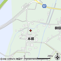 秋田県大仙市長戸呂本郷69周辺の地図