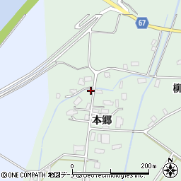 秋田県大仙市長戸呂本郷28周辺の地図
