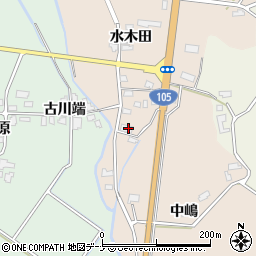秋田県大仙市四ツ屋水木田84-1周辺の地図