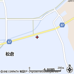 秋田県大仙市松倉大川原92周辺の地図