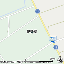 秋田県大仙市太田町国見伊勢堂周辺の地図
