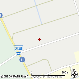 秋田県大仙市太田町太田（新田街道上）周辺の地図