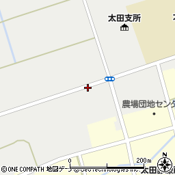 秋田おばこ農業協同組合　太田支店太田営農センター周辺の地図