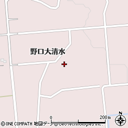 秋田県大仙市清水里104周辺の地図