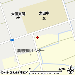 秋田県大仙市太田町横沢久保関北129周辺の地図
