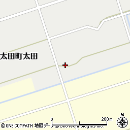 秋田県大仙市太田町太田新田熊堂尻61周辺の地図