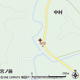 秋田県秋田市雄和碇田中村8周辺の地図