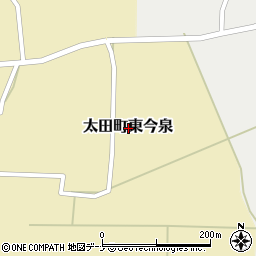 秋田県大仙市太田町東今泉周辺の地図