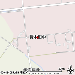 秋田県大仙市清水（賢木田中）周辺の地図