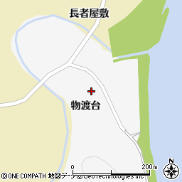 秋田県大仙市南外物渡台18周辺の地図