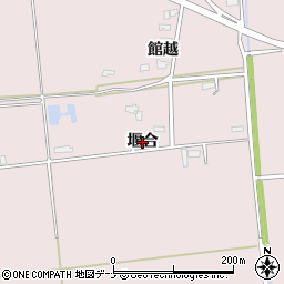 秋田県大仙市清水（堰合）周辺の地図
