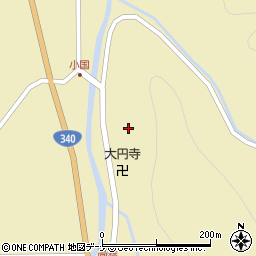 岩手県宮古市小国第１２地割周辺の地図