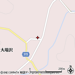 秋田県大仙市大沢郷宿滝ケ沢1周辺の地図