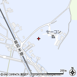 秋田県大仙市神宮寺八石高野周辺の地図