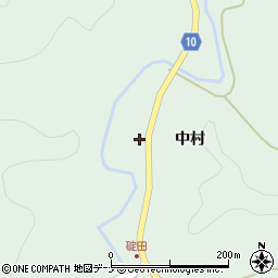 秋田県秋田市雄和碇田中村78周辺の地図