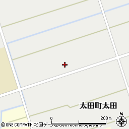 秋田県大仙市太田町太田新田中島周辺の地図