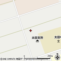 秋田県大仙市太田町太田新田下野周辺の地図