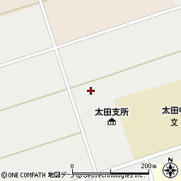 秋田県大仙市太田町太田（新田下野）周辺の地図