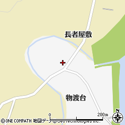 秋田県大仙市南外物渡台3-1周辺の地図