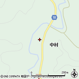 秋田県秋田市雄和碇田中村77周辺の地図