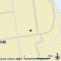 秋田県大仙市北楢岡周辺の地図