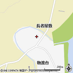 秋田県大仙市南外物渡台2周辺の地図