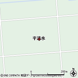 秋田県大仙市太田町国見平清水周辺の地図