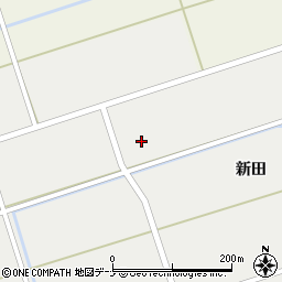 秋田県大仙市太田町太田新田熊野堂周辺の地図