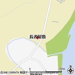 秋田県大仙市大沢郷寺（長者屋敷）周辺の地図