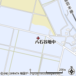 秋田県大仙市神宮寺八石谷地中周辺の地図