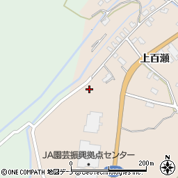 秋田県大仙市四ツ屋上百瀬84-6周辺の地図