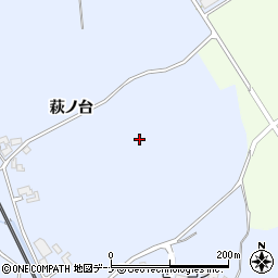 秋田県大仙市神宮寺萩ノ台周辺の地図